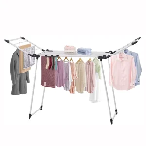 Movable Space Saving Laundry Racks Folding Drying Laundry Racks