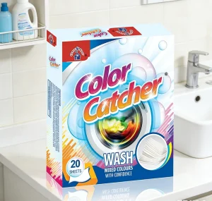 New Color Dirt Grabber Laundry Sheets Disposable Fabric Dye Absorber Sheets Anti Color Bleeding Laundry Paper