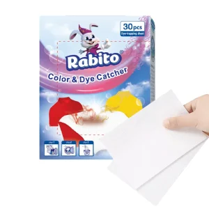 Non Woven Color Catcher Sheet Mixed Washed Dye Trapping Tablets for Laundry Absorbs and Controls Colors