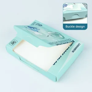 Nonwoven Disposable White Fabric Catcher Sheet Dye Trapping Tablets for 11x14cm Laundry Catcher Sheets