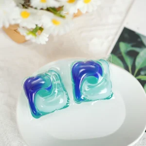 OEM Available Disposable Eco-Friendly Long Lasting Floral Scent Gentle Skin Fragrance Double Layer 4 in 1 Laundry Pods for Women