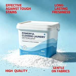 OEM Eco Friendly Disposable High Foam Laundry Detergent Powder with Jasmine Lavender Floral Fragrances for Apparel