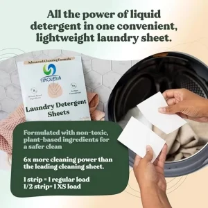 OEM Eco Friendly Disposable Hypoallergenic Laundry Cleaner Tablet Plant Based Detergent Sheets for Baby