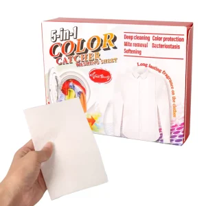 OEM Factory Customized 5 in 1 Type Disposable Private Label Cleanser Detergent Laundry Sheets Features Customized Washing Sheets
