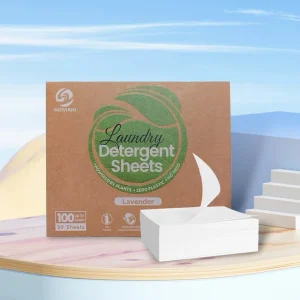 OEM Laundry Detergent Sheets Cleaning Sheets Biodegradable Natural Laundry Strips Washing Paper Detergent Laundry Sheets