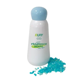 OEM ODM Customizable Plastic Dispenser Bottle White Blue Lid Fragrance Retention Beads Screw Cap Laundry Detergent