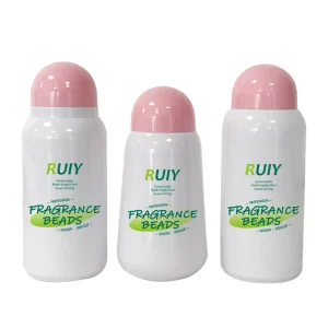OEM ODM Customizable Plastic Dispenser Bottle White Pink Lid Fragrance Retention Beads Screw Cap Laundry Detergent
