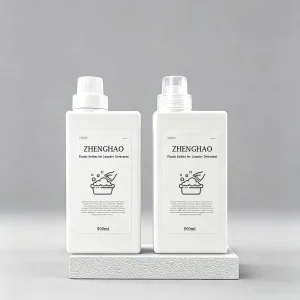 OEM ODM Plastic 900ml Laundry Detergent Empty Fabric Softener Bottle Eco Friendly for Household Cleaning Liquid