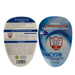PP Durable Waterproof IML In mold Labels for Laundry Detergent Body Wash and Personal Care Products