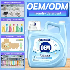 Plant Extract Eco Friendly Liquid Laundry Detergent 15-30% For Ingredients Fresh Scent Deep Stain Removal Disposable Apparel