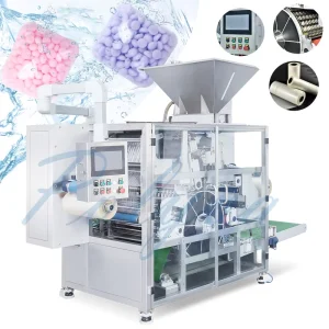 Polyva 8g Laundry Detergent Pods Powder Sachet Filling Machine Packing Dishwasher Tablets Machine Engine Stand Water Test Pump