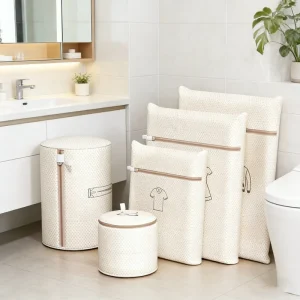 Portable Mesh Laundry Bag Care Washing Underwear Bra Bag for Clothes Socks