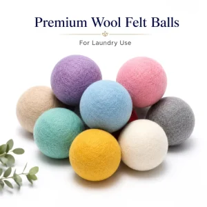 Private Label Wool Dryer Balls Manufacturer Sustainable Laundry Accessories