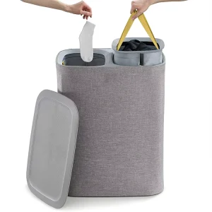 Reusable Customisable Double Compartment Dirty Clothes Organiser for Kids and Adults