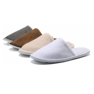 Spa Slippers Coral Fleece Velvet Slippers Disposable Hotel Slipper