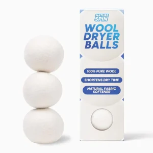 Taixiang Premium Wool Laundry Balls Dryer Helper 6-10cm 6-Pack for Home Laundry Care