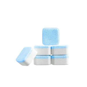 Washing Machine Detergent Cleaner 24 Pcs Solid Eco Friendly Deep Cleaning Tablets for Front Loader Top Load Washers Clean